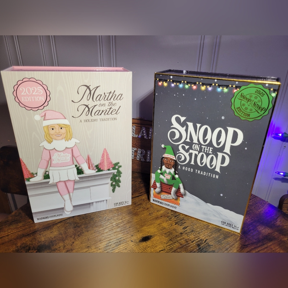 2025 Limited Edition Martha on the Mantel and Snoop on the Stoop Holiday Figures